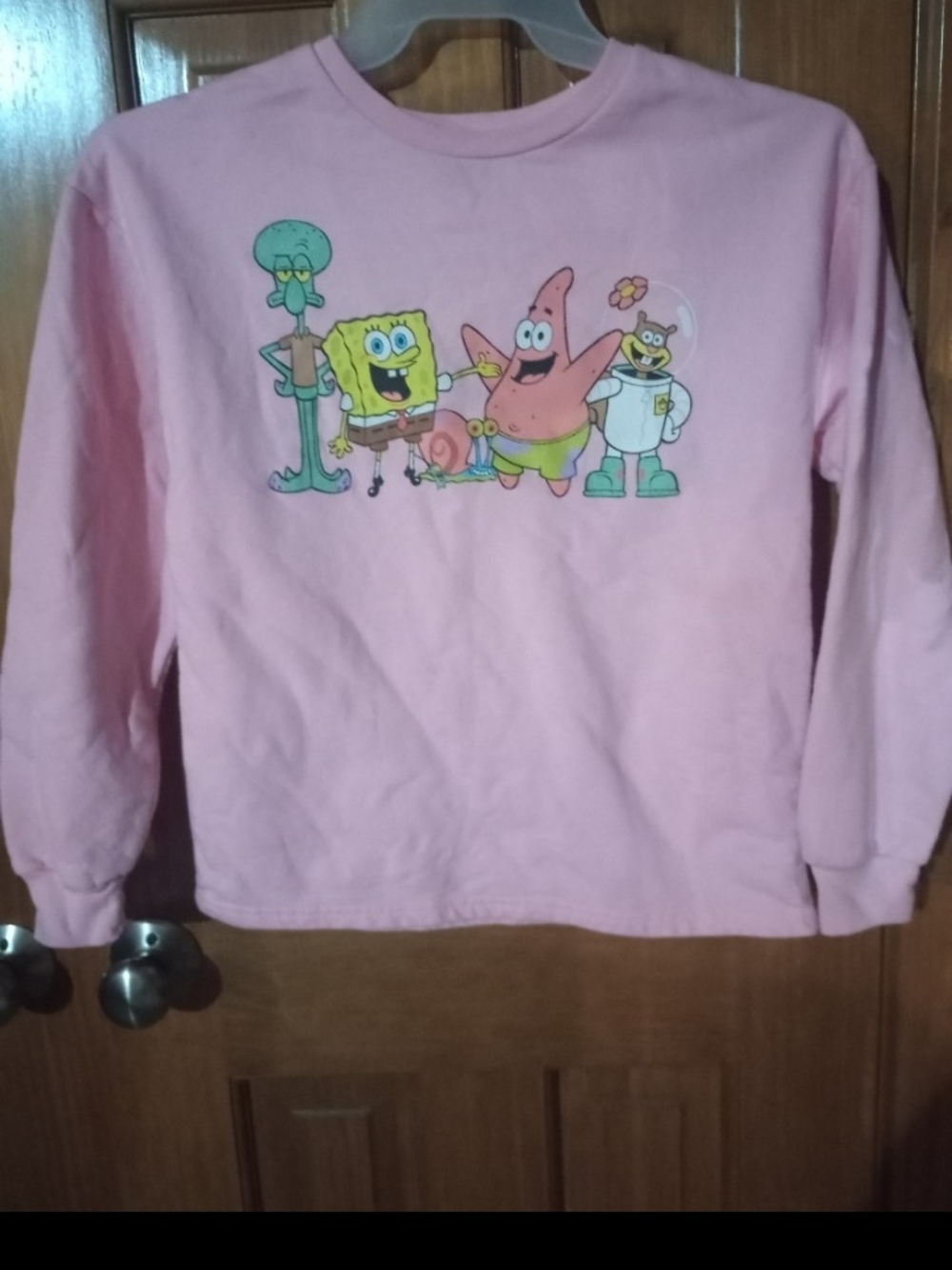 Nickelodeon Pink SpongeBob & Friends Crewneck Sweatshirt
